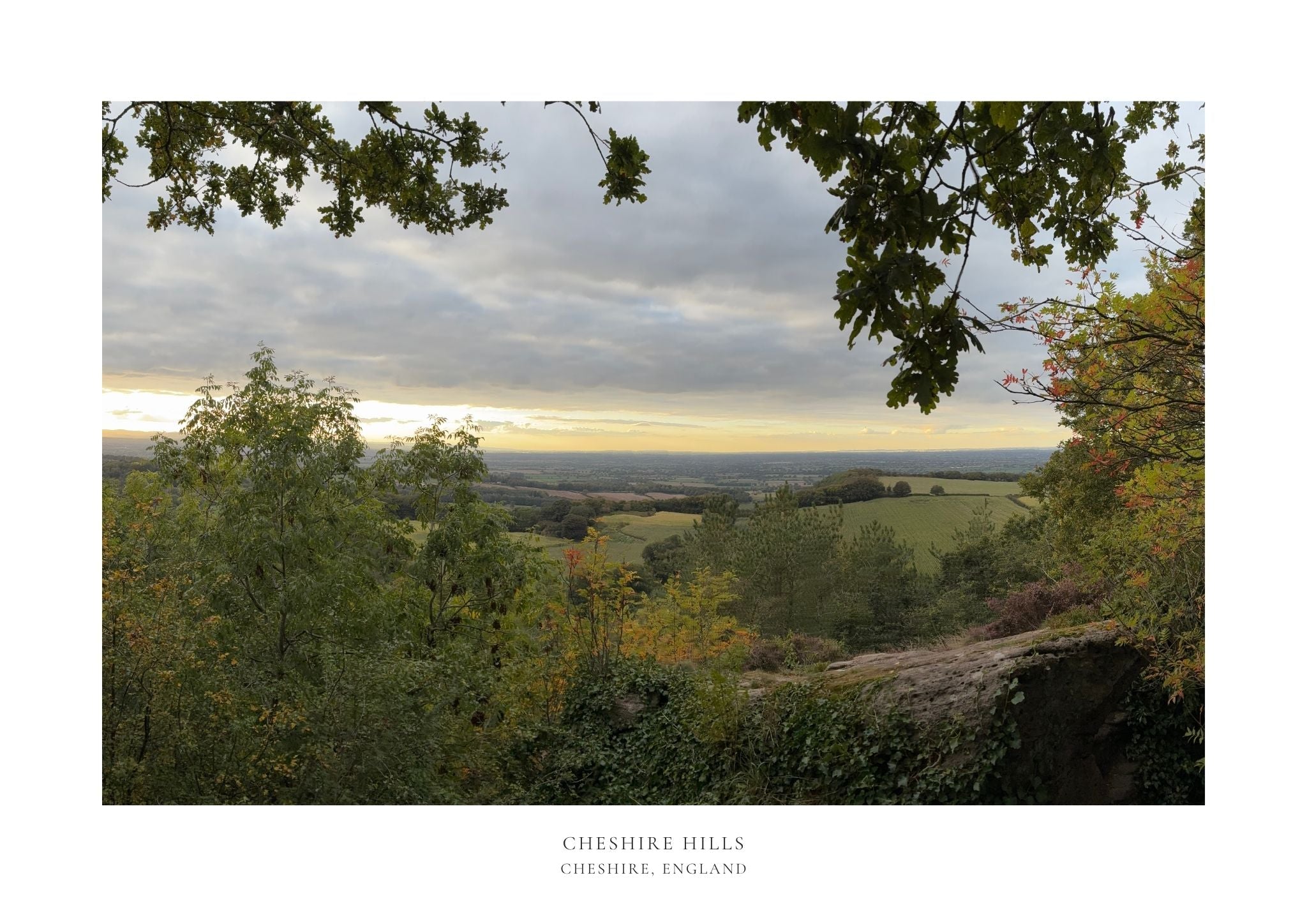 Upper Burwardsley Limited Edition A2 Print /50
