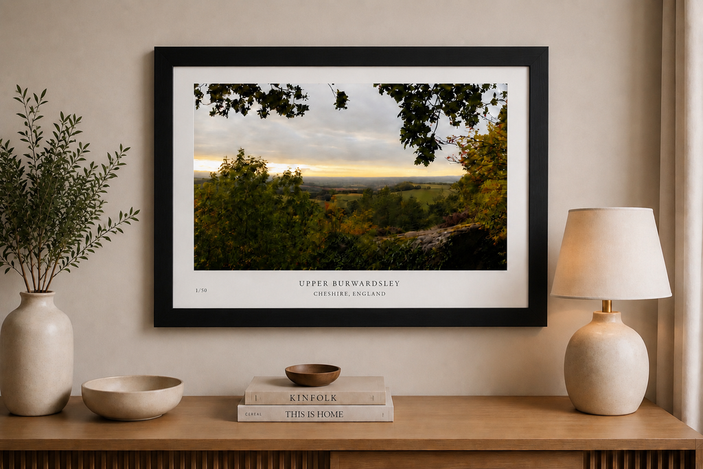 Upper Burwardsley Limited Edition A2 Print /50